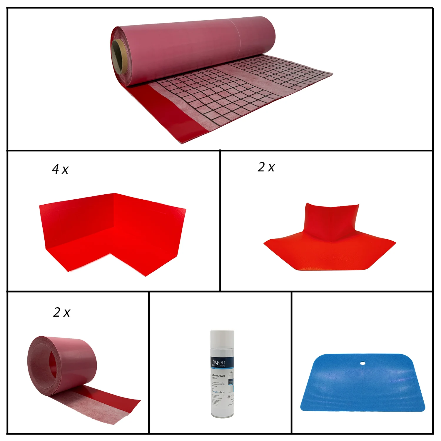 Sturotec selbstklebendes Abdichtungsset für Bodenabdichtung, 6 qm