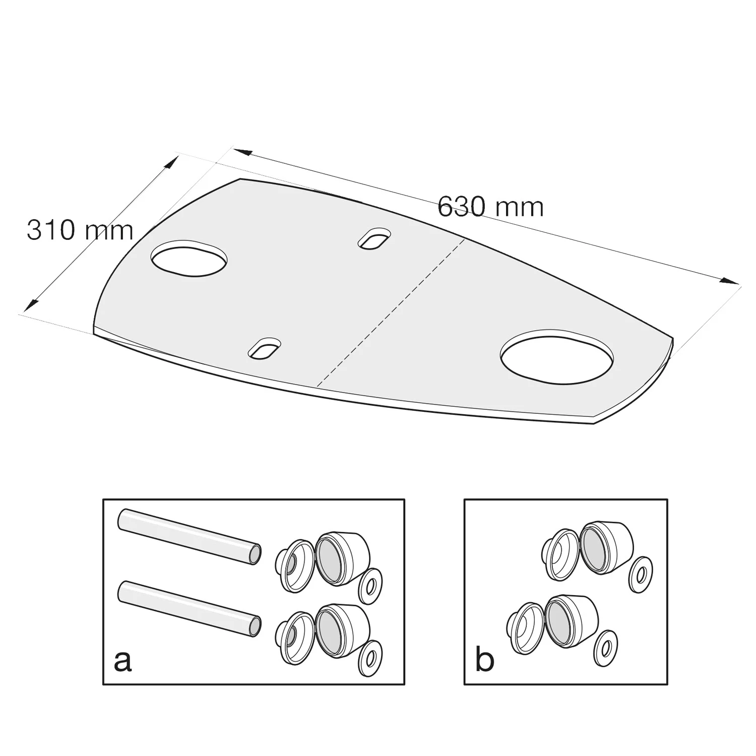Sturotec Schallschutz-Set für Urinale Bild 2