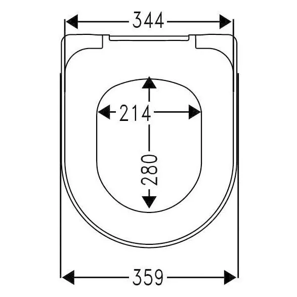 Sturotec 2030 WC-Sitz mit Absenkautomatik, für Geberit iCon, Renova Bild 5