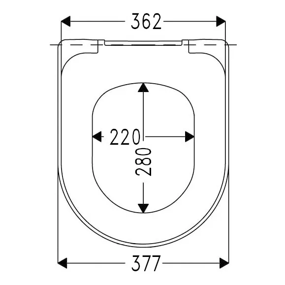 Sturotec 2060 WC-Sitz mit Absenkautomatik, für Villeroy & Boch Architectura, Subway, Avento Bild 5
