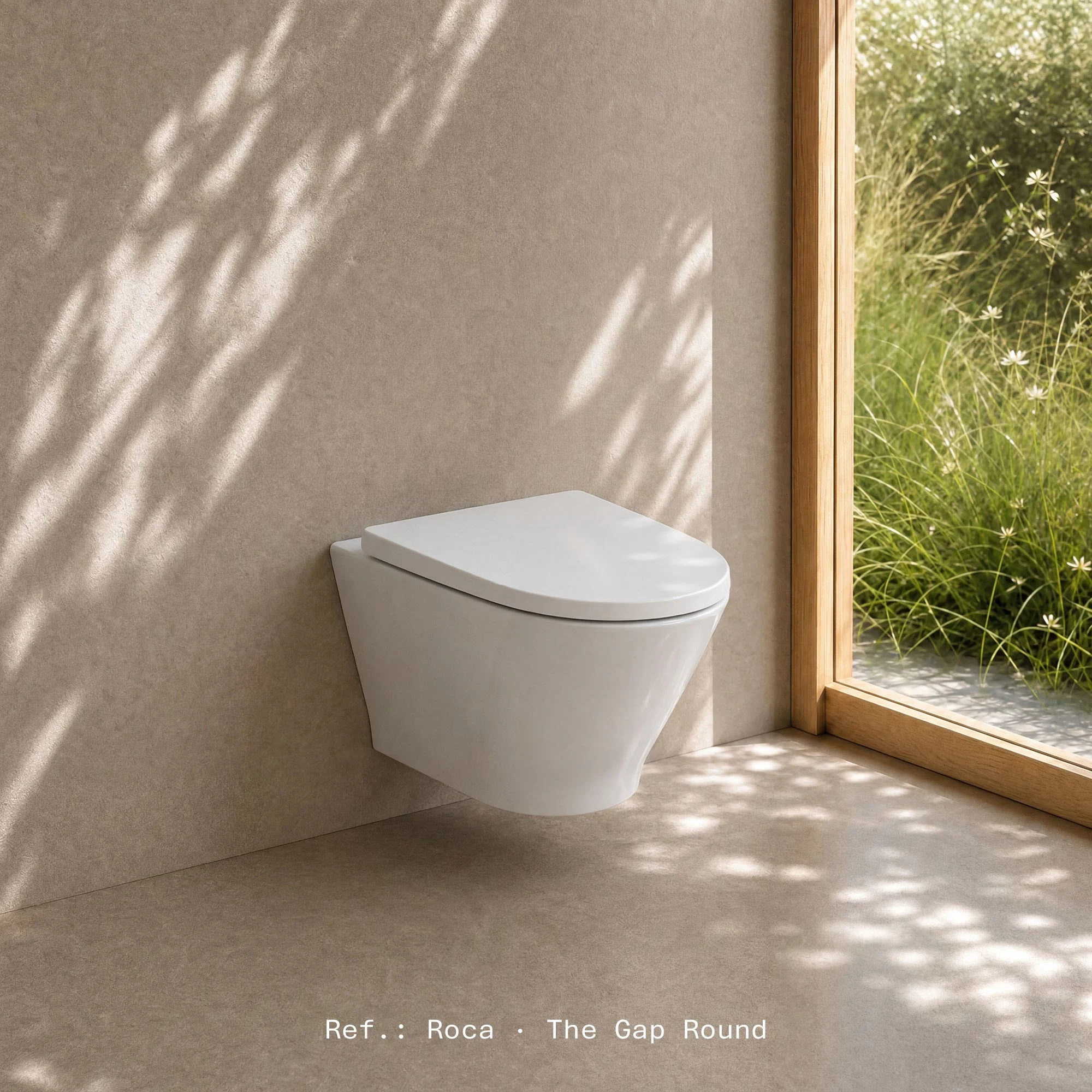 Sturotec 2090 WC-Sitz mit Absenkautomatik, für Roca the Gap Round Bild 5
