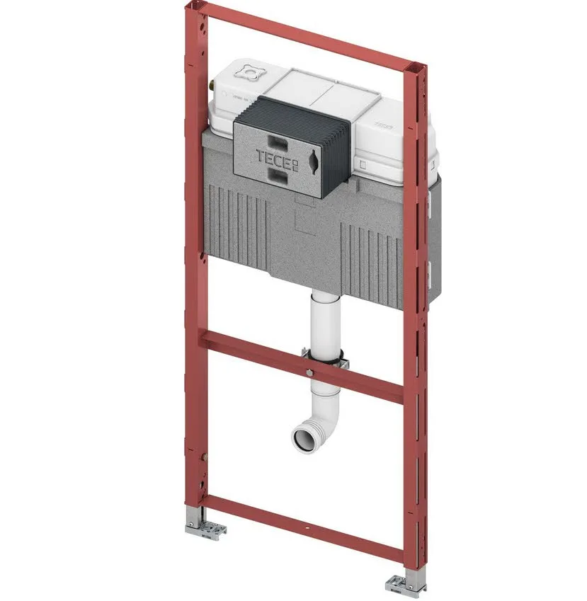 TECE TECEprofil WC-Modul mit Uni-Spülkasten für Kinder-Stand-WC, Bauhöhe 112 cm