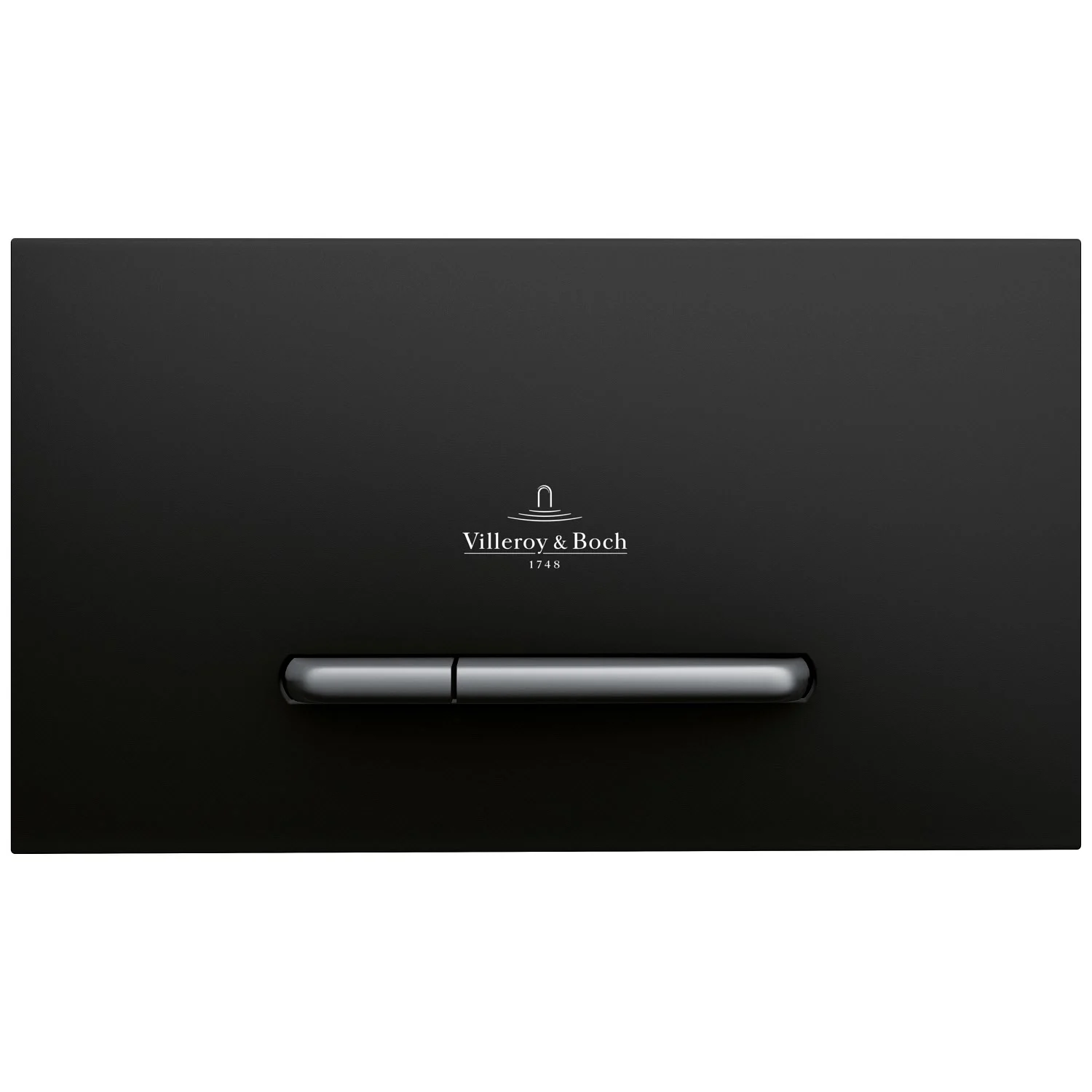 Villeroy & Boch Viconnect Betätigungsplatte 300S mit Tasten in chrom matt