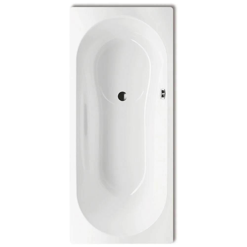 Kaldewei Vaio Set 956 Badewanne 160 x 70 cm mit Vollantislip und Überlauf gegenüberliegend