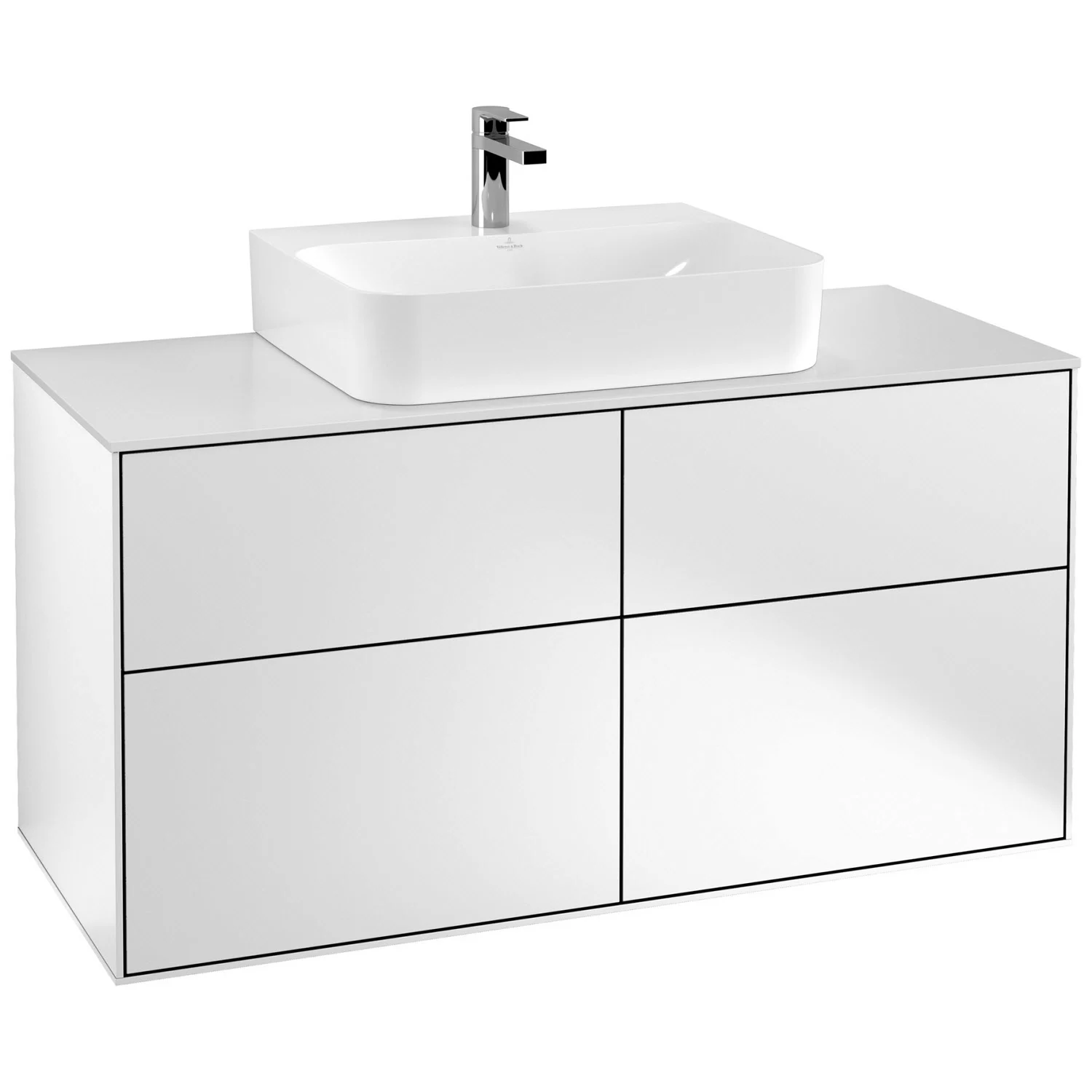 Villeroy & Boch Finion Waschtischunterschrank 120 cm mit Abdeckplatte