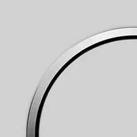 weiß matt/chrom hochglanz