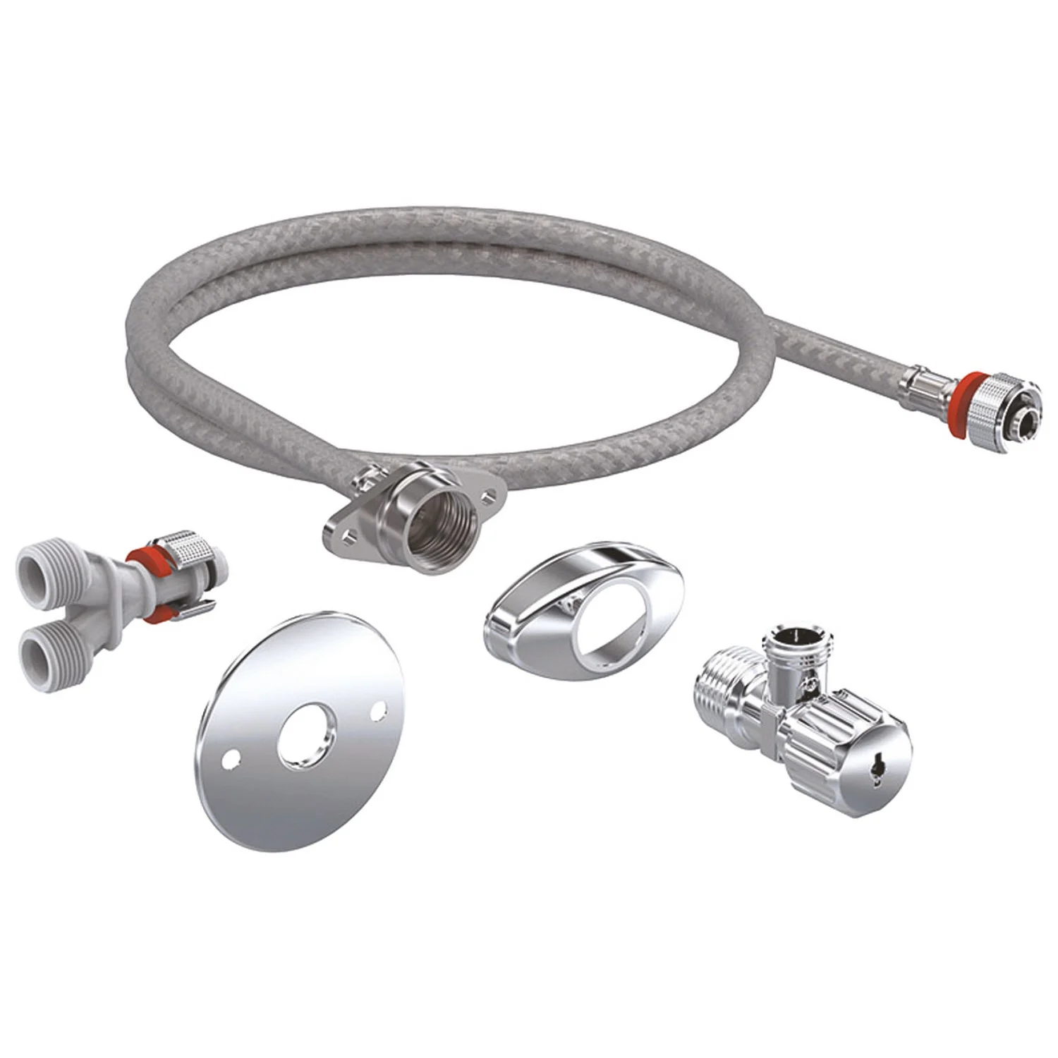Geberit Wasseranschlussset für UP-Spülkästen 12cm, für Geberit AquaClean Tuma WC-Aufsätze Geberit Wasseranschlussset für UP-Spülkästen 12cm, für Geberit AquaClean Tuma WC-Aufsätze