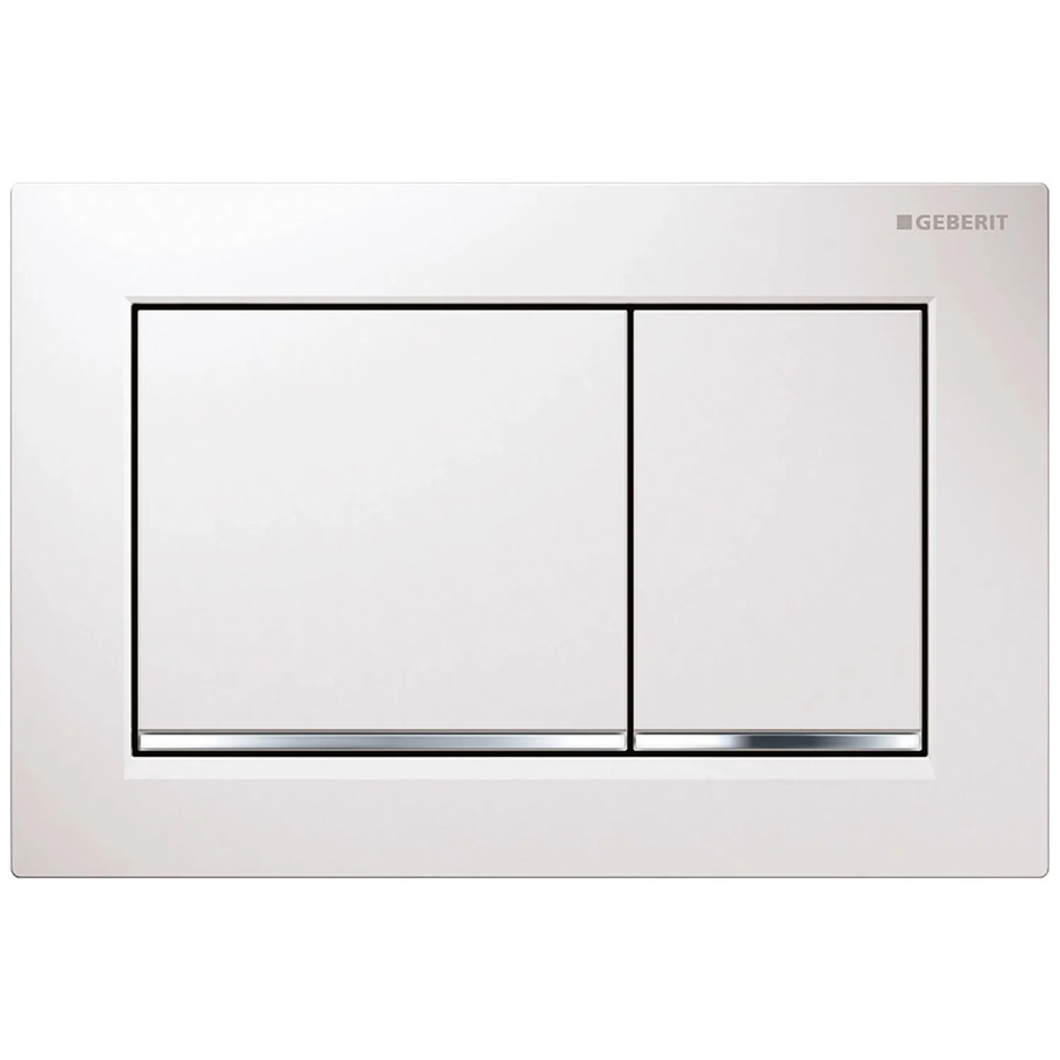 Geberit Omega 20 square Betätigungsplatte für 2-Mengen-Spülung