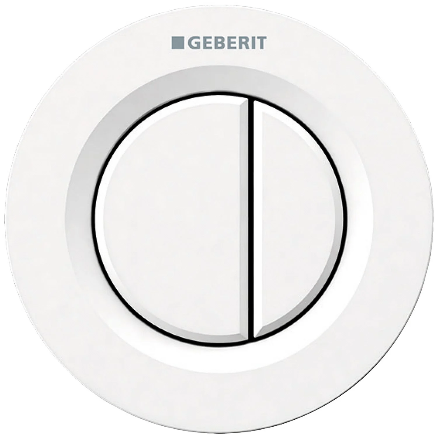 Geberit Typ 01 Fernbetätigung pneumatisch, für 2-Mengen-Spülung, UP-Drücker