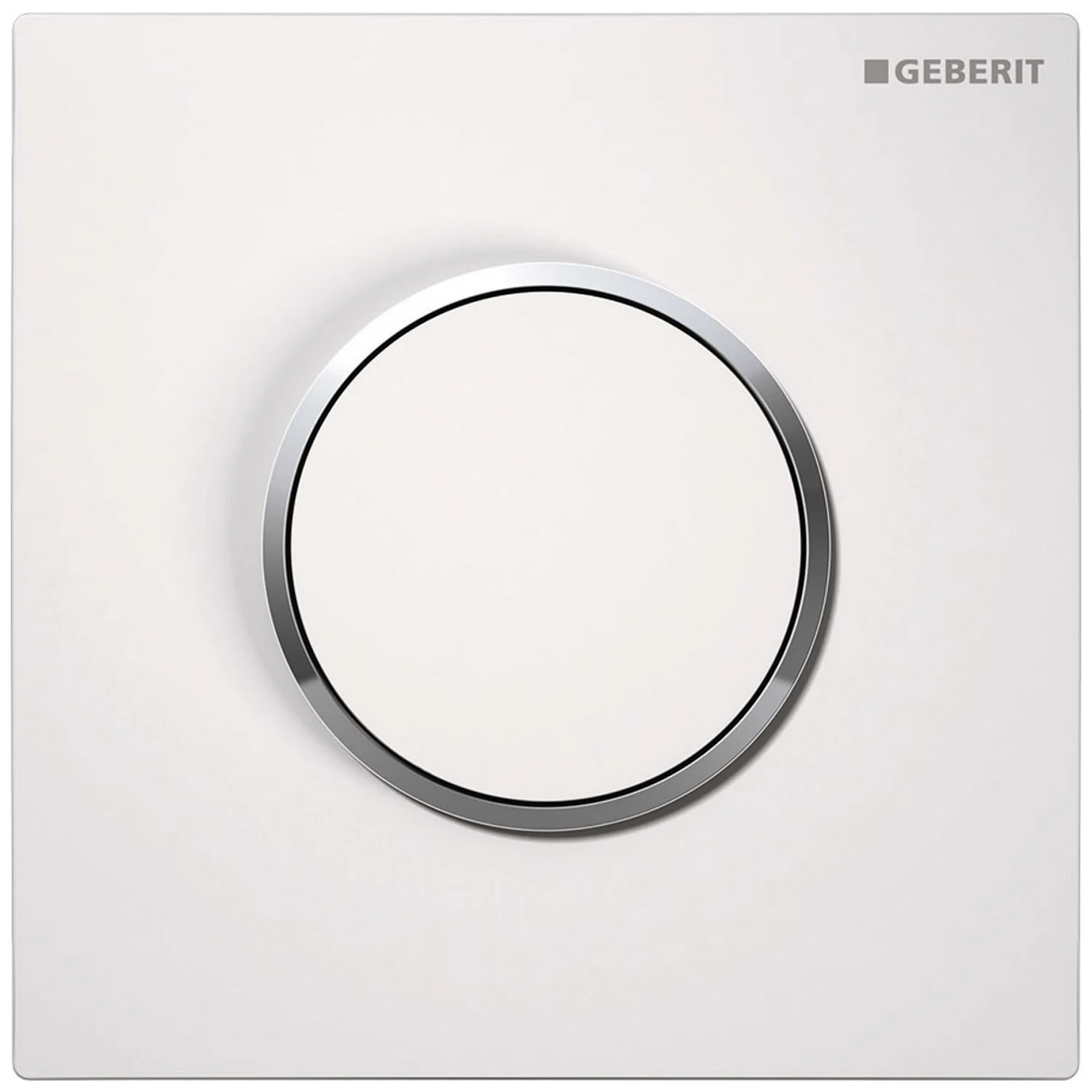 Geberit Urinalsteuerung mit pneumatischer Spülauslösung, Typ 10 Betätigungsplatte