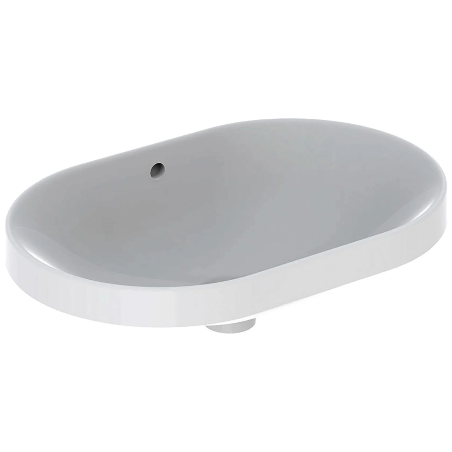 Geberit VariForm Einbauwaschtisch, elliptisch Geberit VariForm Einbauwaschtisch, elliptisch