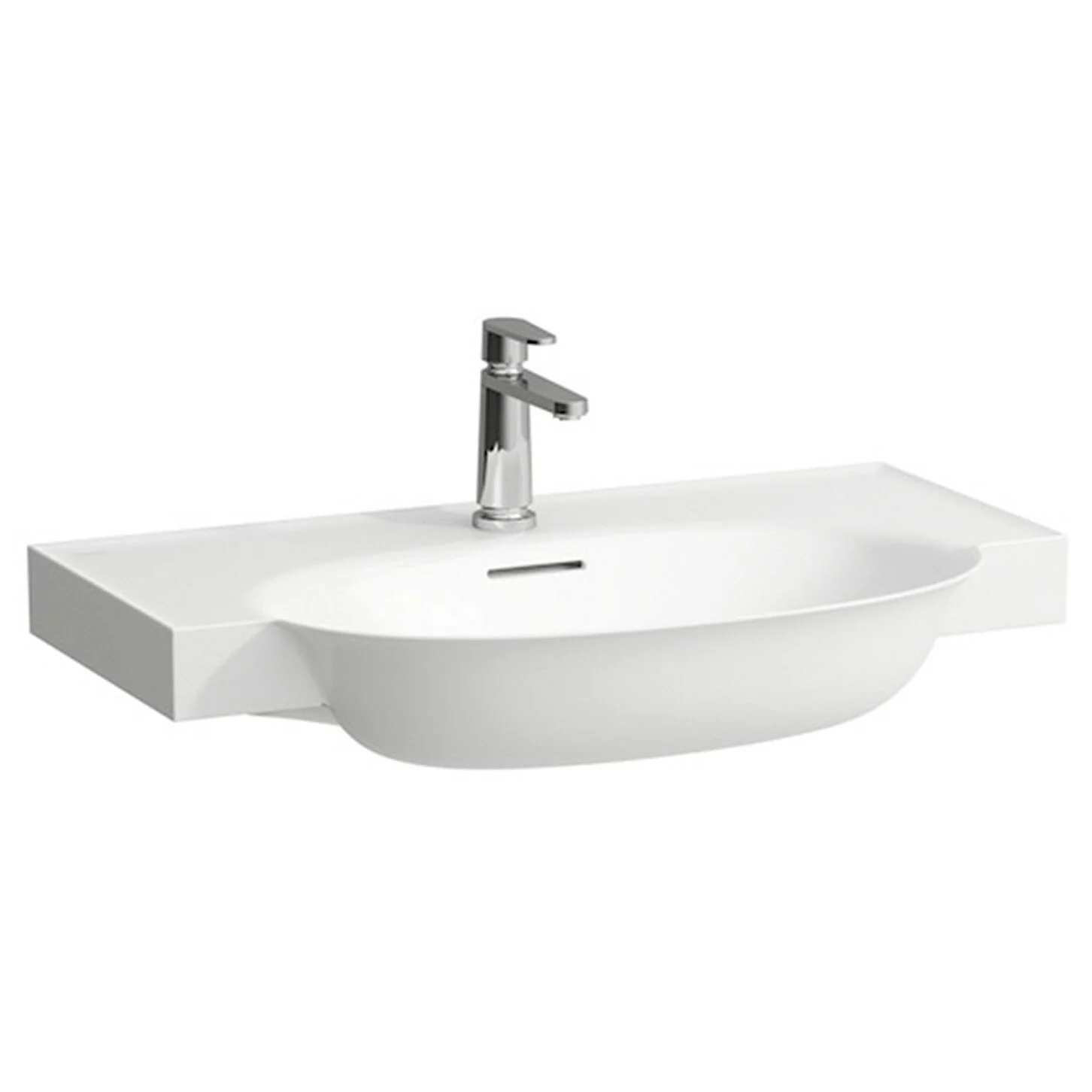 LAUFEN The New Classic Möbelwaschtisch 80 x 48 cm, mit 1 Hahnloch, mit Überlauf LAUFEN The New Classic Möbelwaschtisch 80 x 48 cm, mit 1 Hahnloch, mit Überlauf