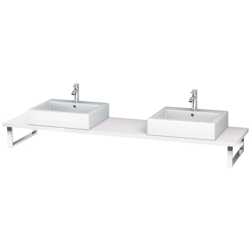 Duravit L-Cube Konsole 140 x 48 cm für Aufsatzbecken und Einbauwaschtische