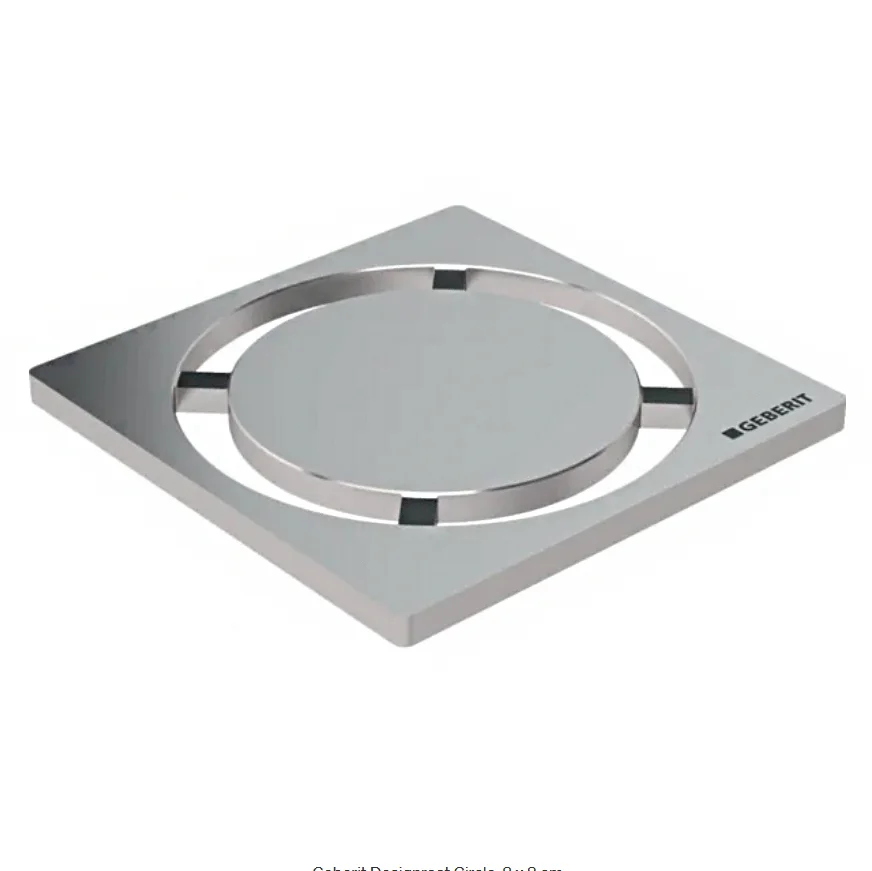 Geberit Designrost Circle, 8 x 8 cm Geberit Designrost Circle, 8 x 8 cm