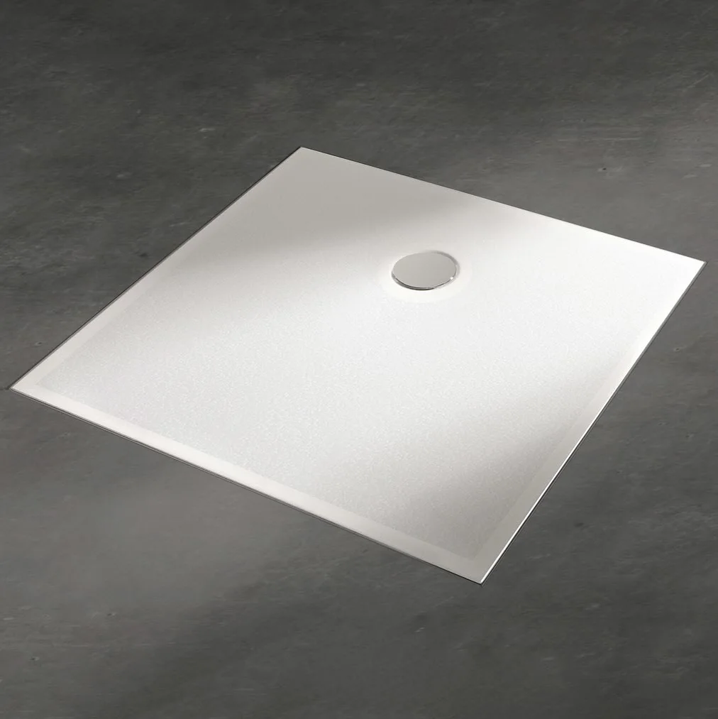 Kronenbach Cube Mineralguss-Duschwanne 100 x 100 cm mit Antislip