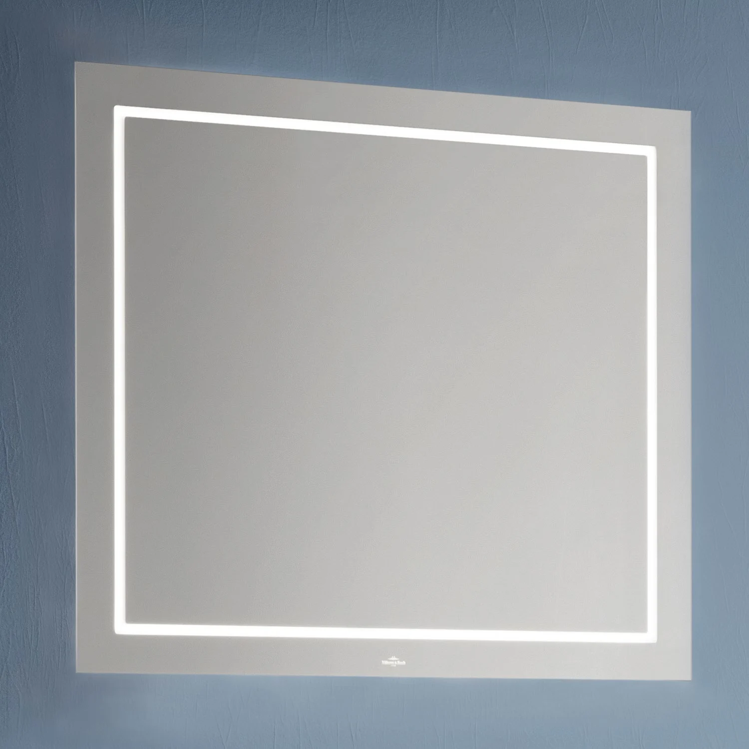 Villeroy & Boch Finion Badspiegel 80 x 75 cm mit LED-Beleuchtung und modernem Design