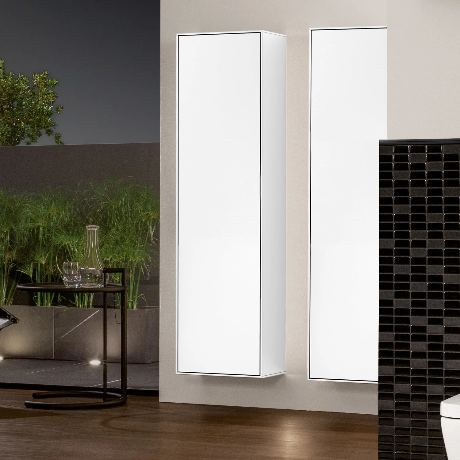 Villeroy & Boch Finion Hochschrank 151,6 cm 1 Tür Anschlag links