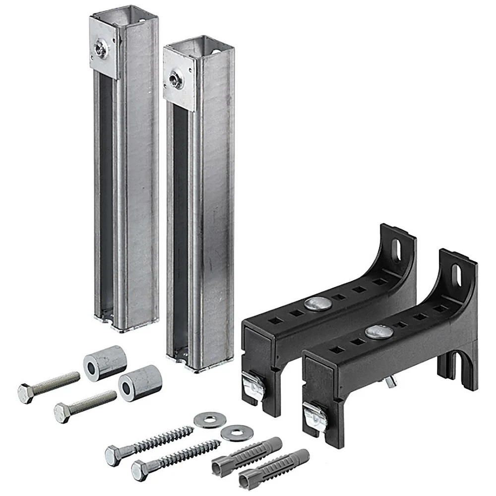 Duravit DuraSystem Verlängerungs-Set 24 cm, pulverbeschichtet