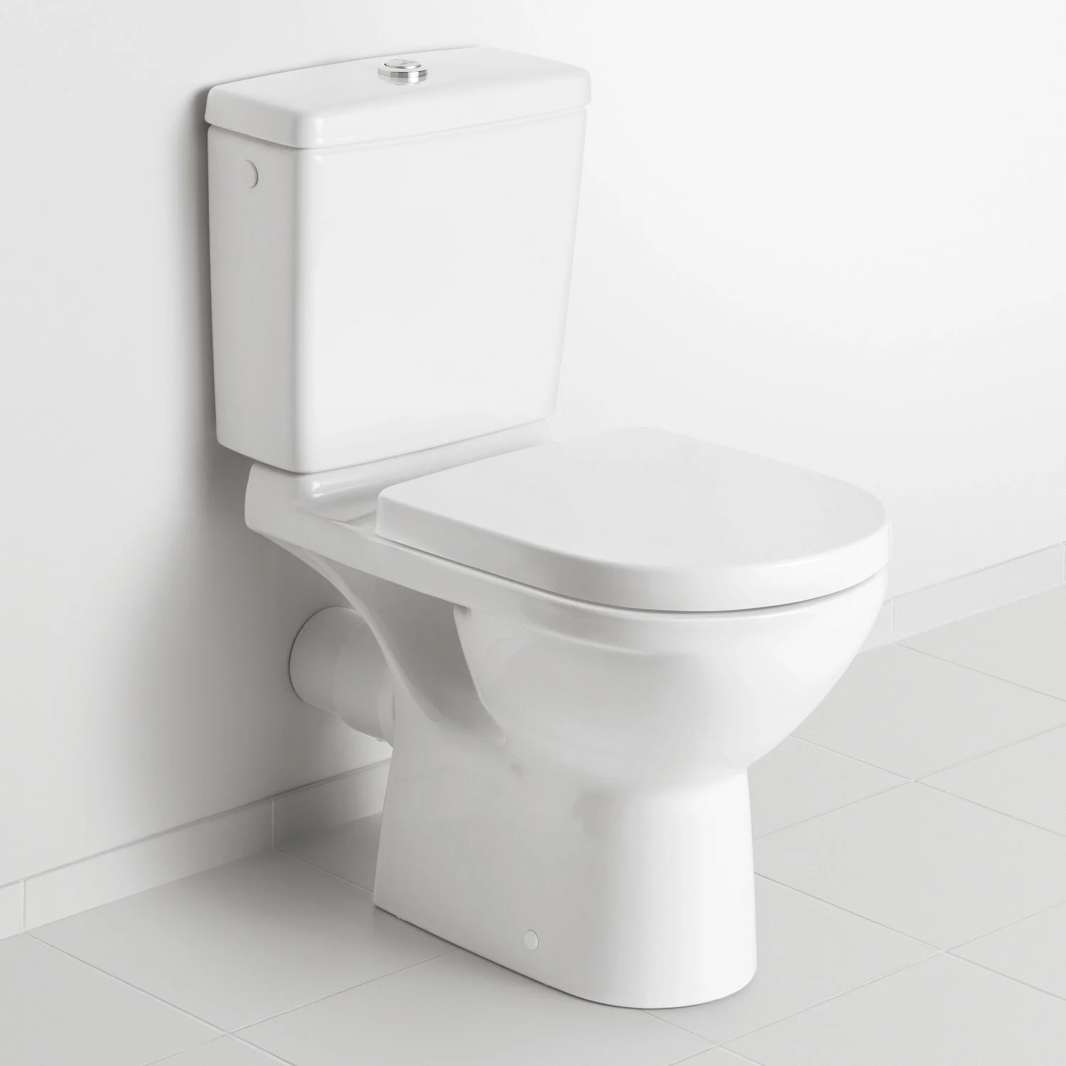 Villeroy & Boch O.novo Stand-Tiefspülklosett für Kombination, spülrandlos