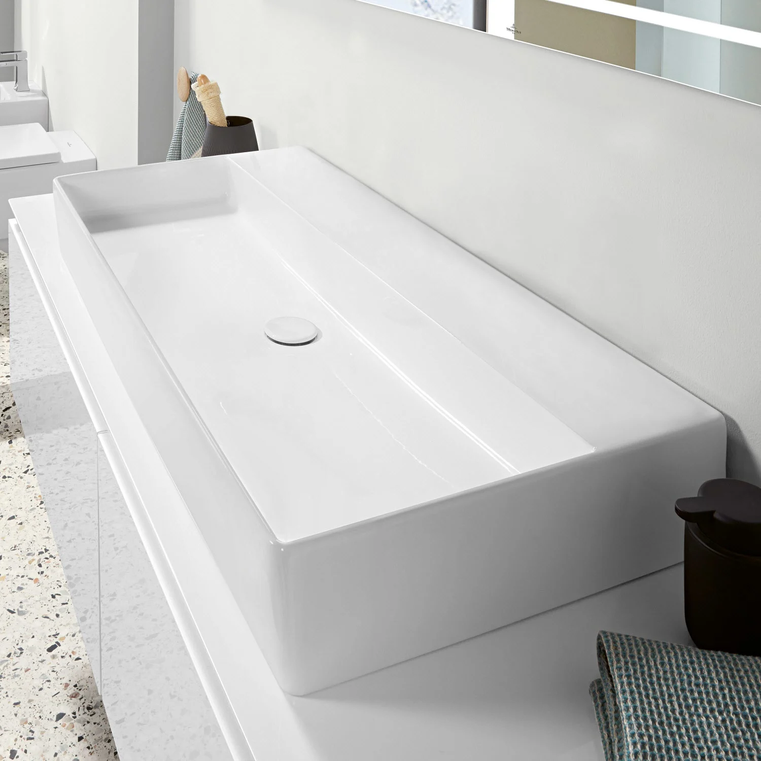 Villeroy & Boch Memento 2.0 Waschtisch 120 cm ohne Hahnloch, ohne Überlauf