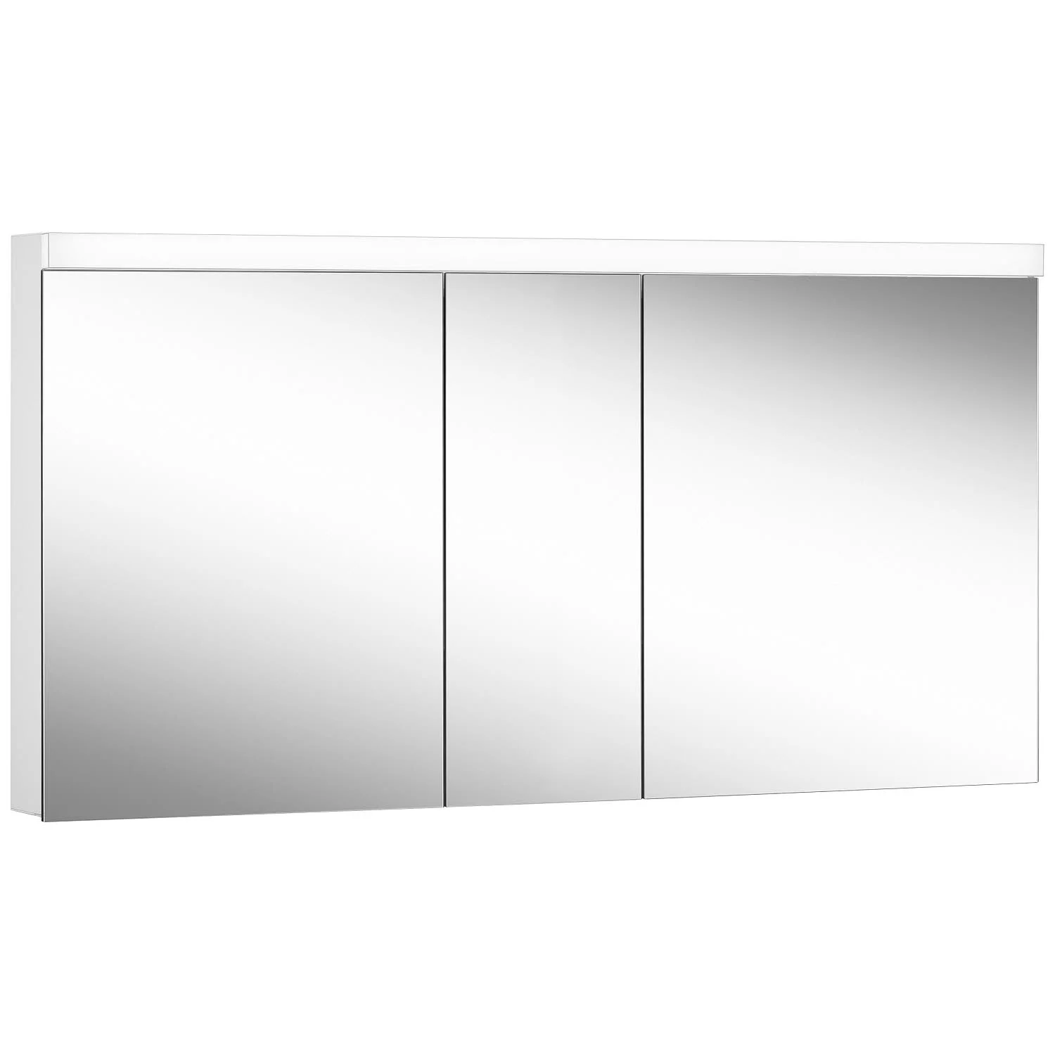 Schneider LOW plus LED Spiegelschrank LOP 150/3/LED 149,5 x 74,7 cm, 4000 K, 2 Steckdosen unten, DE