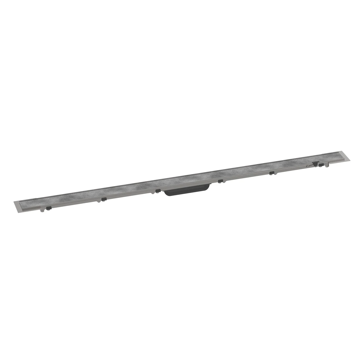 hansgrohe RainDrain Rock Fertigset Duschrinne 120 cm + 10 cm kürzbare Überlänge, befliesbar