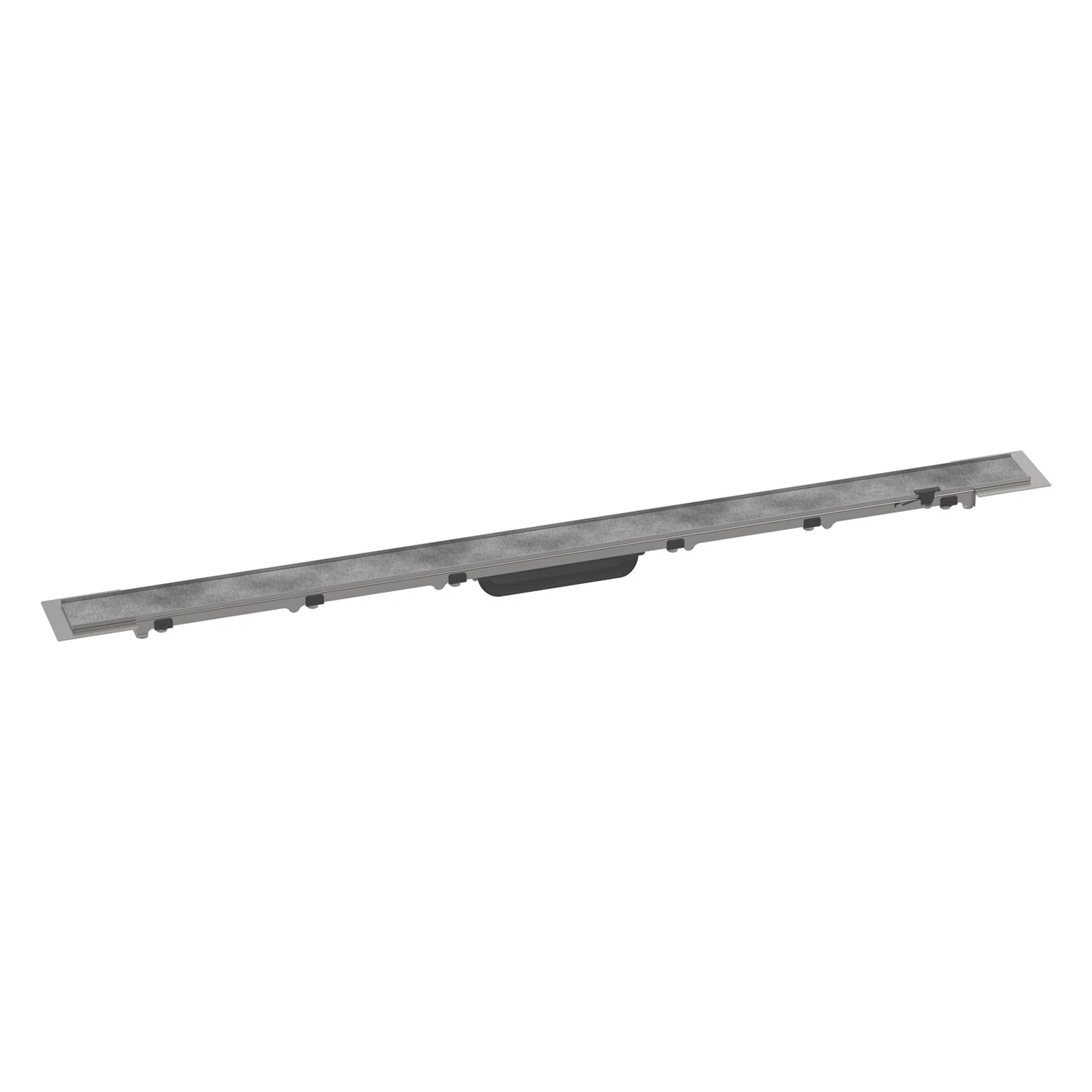 hansgrohe RainDrain Rock Fertigset Duschrinne 100 cm + 10 cm kürzbare Überlänge, befliesbar