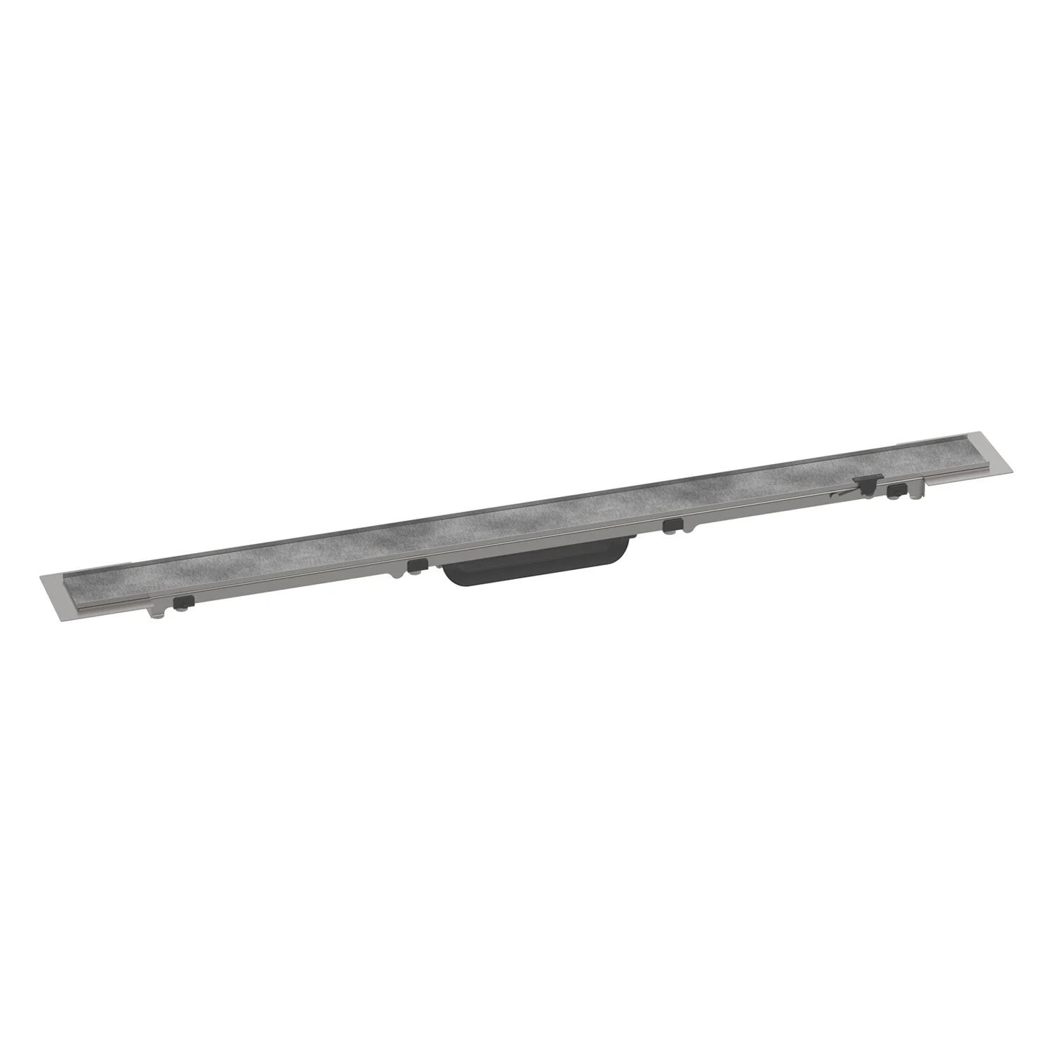 hansgrohe RainDrain Rock Fertigset Duschrinne 80 cm + 10 cm kürzbare Überlänge, befliesbar