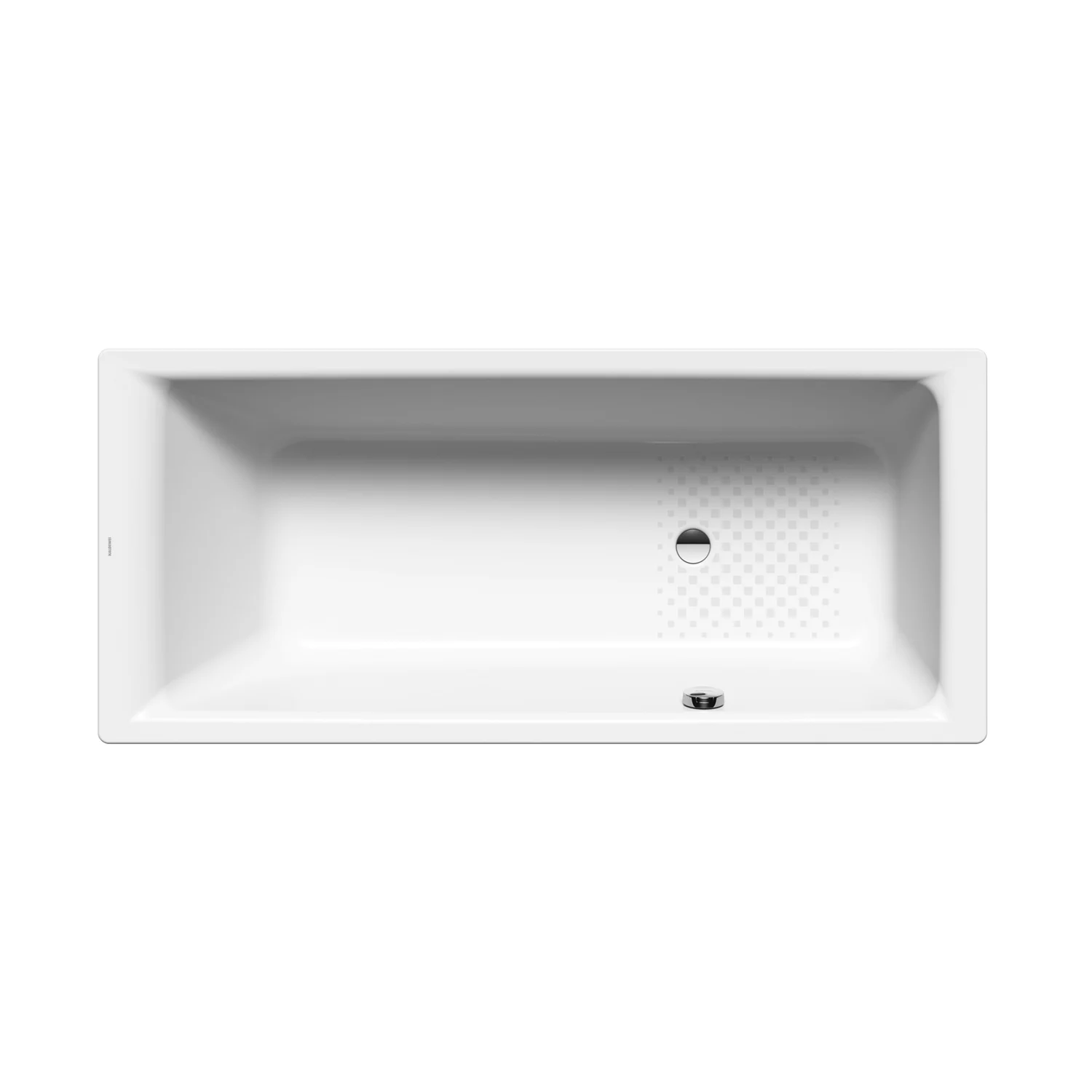 Kaldewei PURO 656 Badewanne 170 x 75 cm mit seitlichem Überlauf links und Antislip