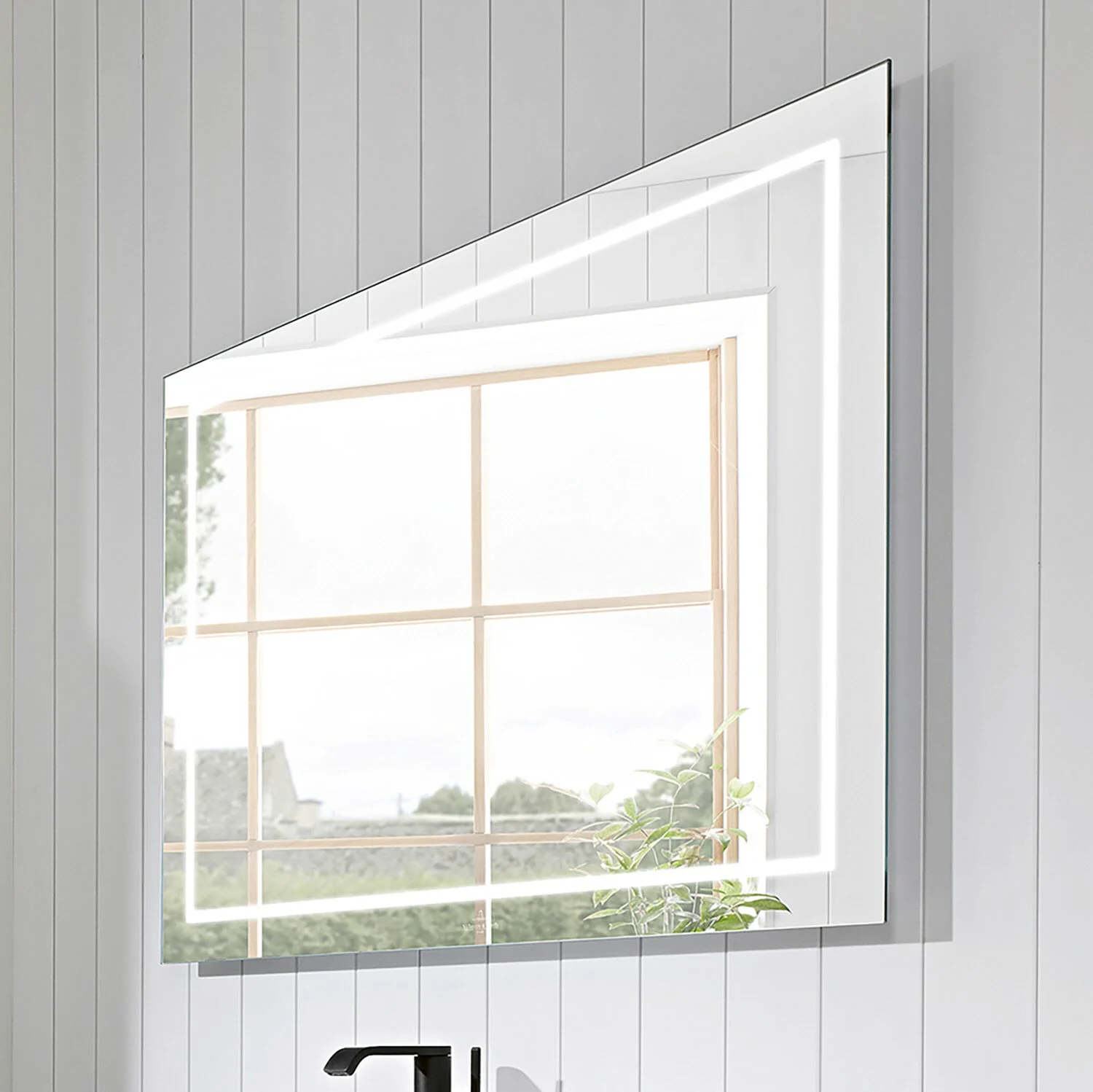 Villeroy & Boch Finion Badspiegel 100 x 75 cm mit LED-Beleuchtung