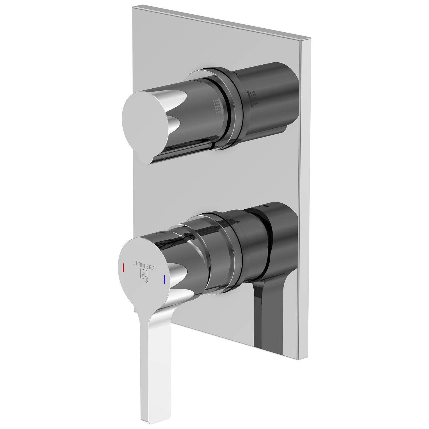 Steinberg Serie 230 Fertigmontageset für Wannen/Brause-Einhebelmischbatterien