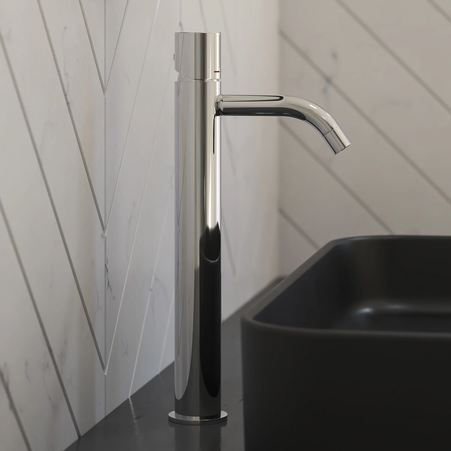 Steinkamp Living Waschtisch-Einhebelmischer XXL ohne Abl.-Garnitur, mit Wasserspar-Strahlregler 5L/Min