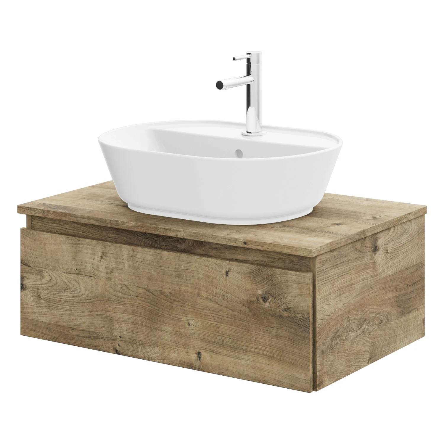 Steinkamp Value Waschtischkonsole 76 cm mit 1 Auszug