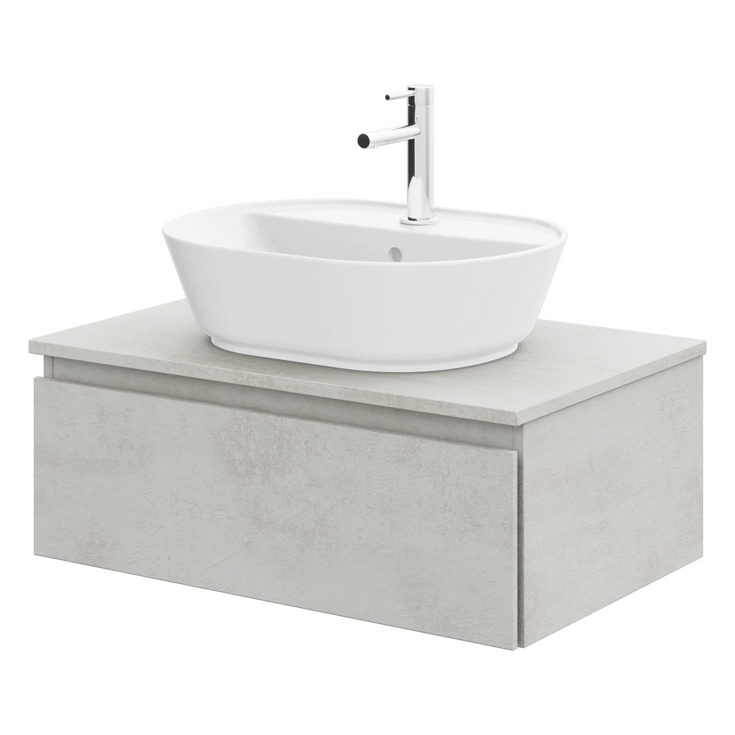 Steinkamp Value Waschtischkonsole 76 cm mit 1 Auszug