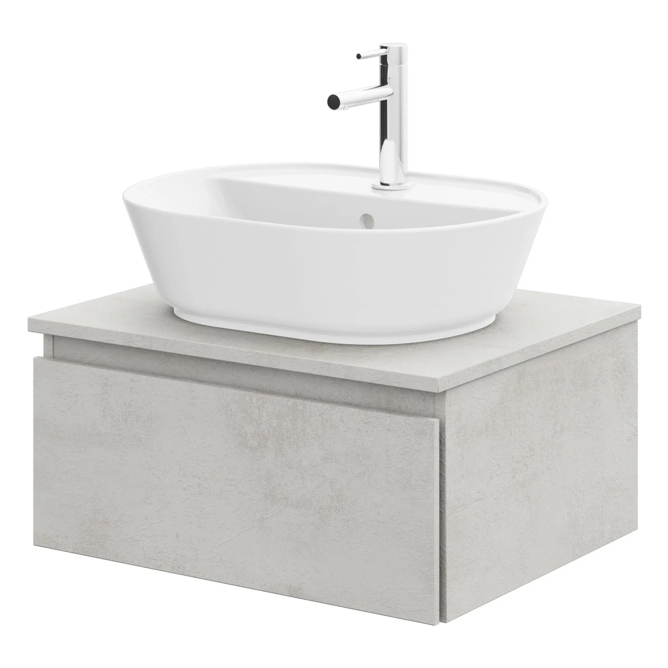 Steinkamp Value Waschtischkonsole 61 cm mit 1 Auszug