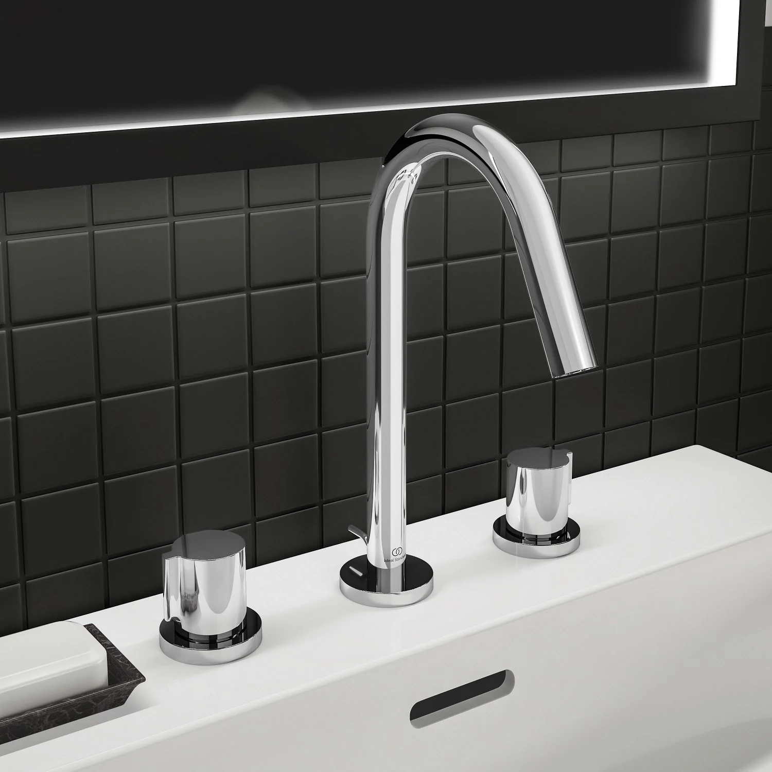 Ideal Standard Joy 3-Loch Waschtischarmatur mit Ablaufgarnitur