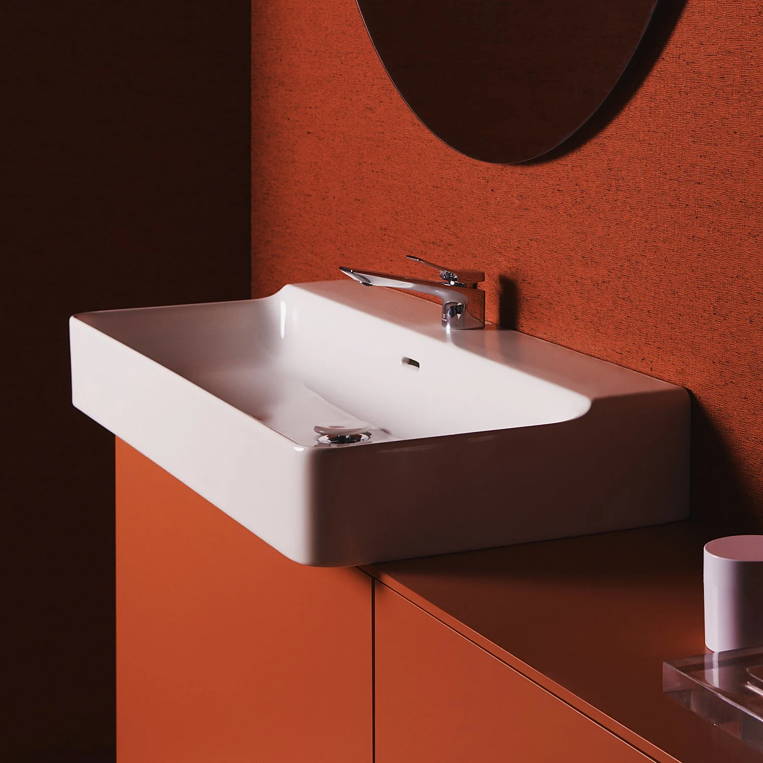 Ideal Standard Conca Waschtisch 100 cm, 1 Hahnloch, mit Überlauf Ideal Standard Conca Waschtisch 100 cm, 1 Hahnloch, mit Überlauf