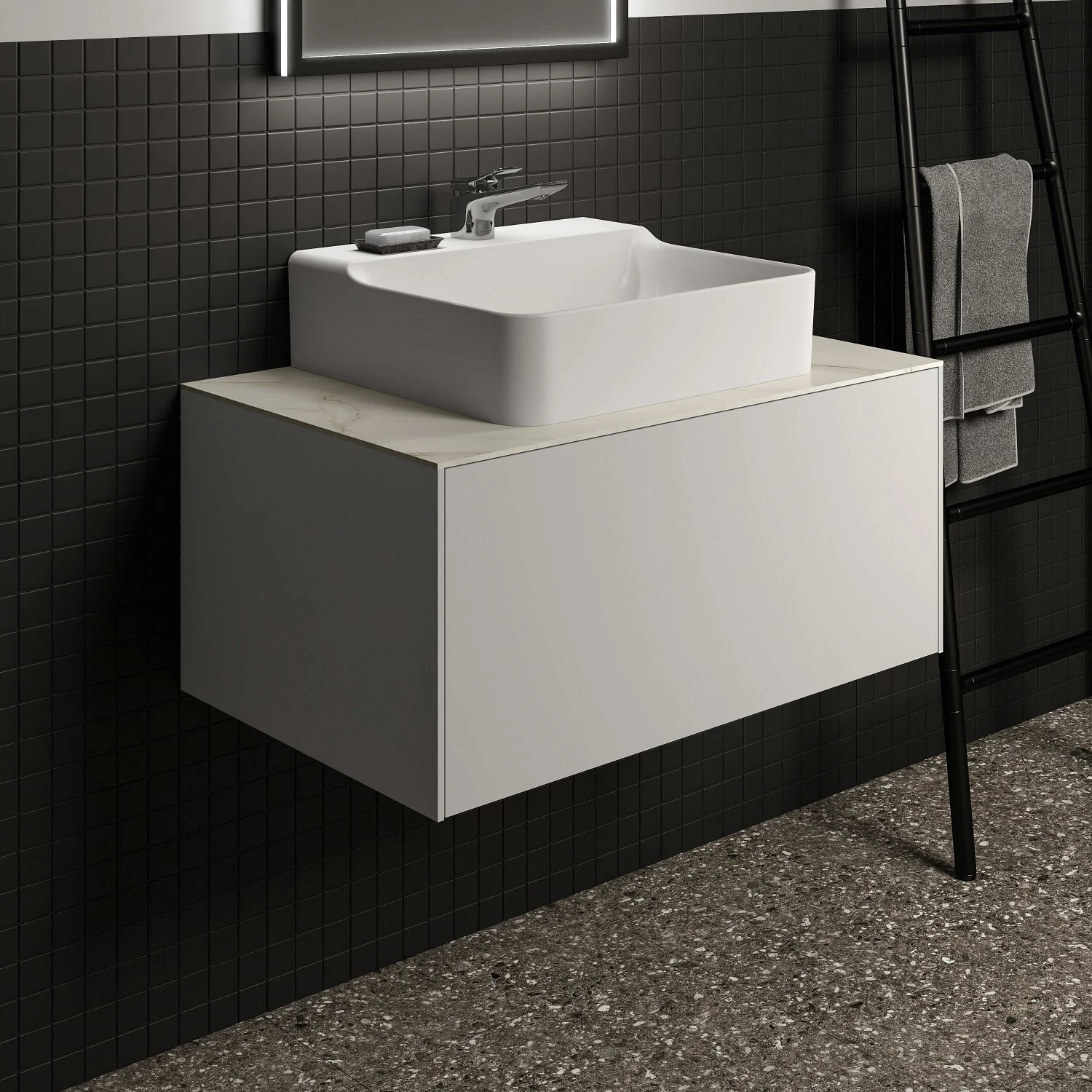 Ideal Standard Conca Waschtischunterschrank 80 x 50,5 cm, 1 Auszug Ideal Standard Conca Waschtischunterschrank 80 x 50,5 cm, 1 Auszug