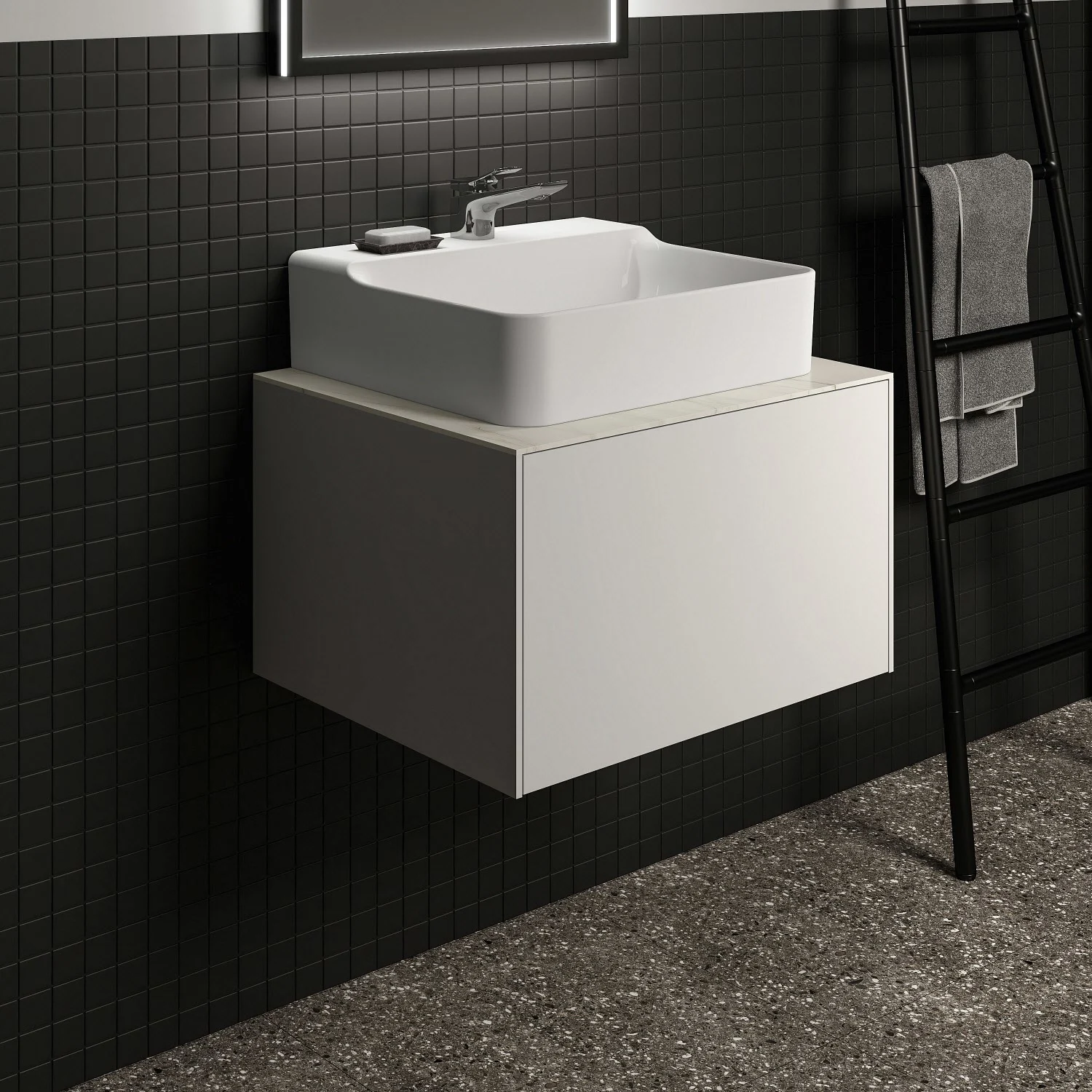 Ideal Standard Conca Waschtischunterschrank 60 x 50,5 cm, 1 Auszug Ideal Standard Conca Waschtischunterschrank 60 x 50,5 cm, 1 Auszug