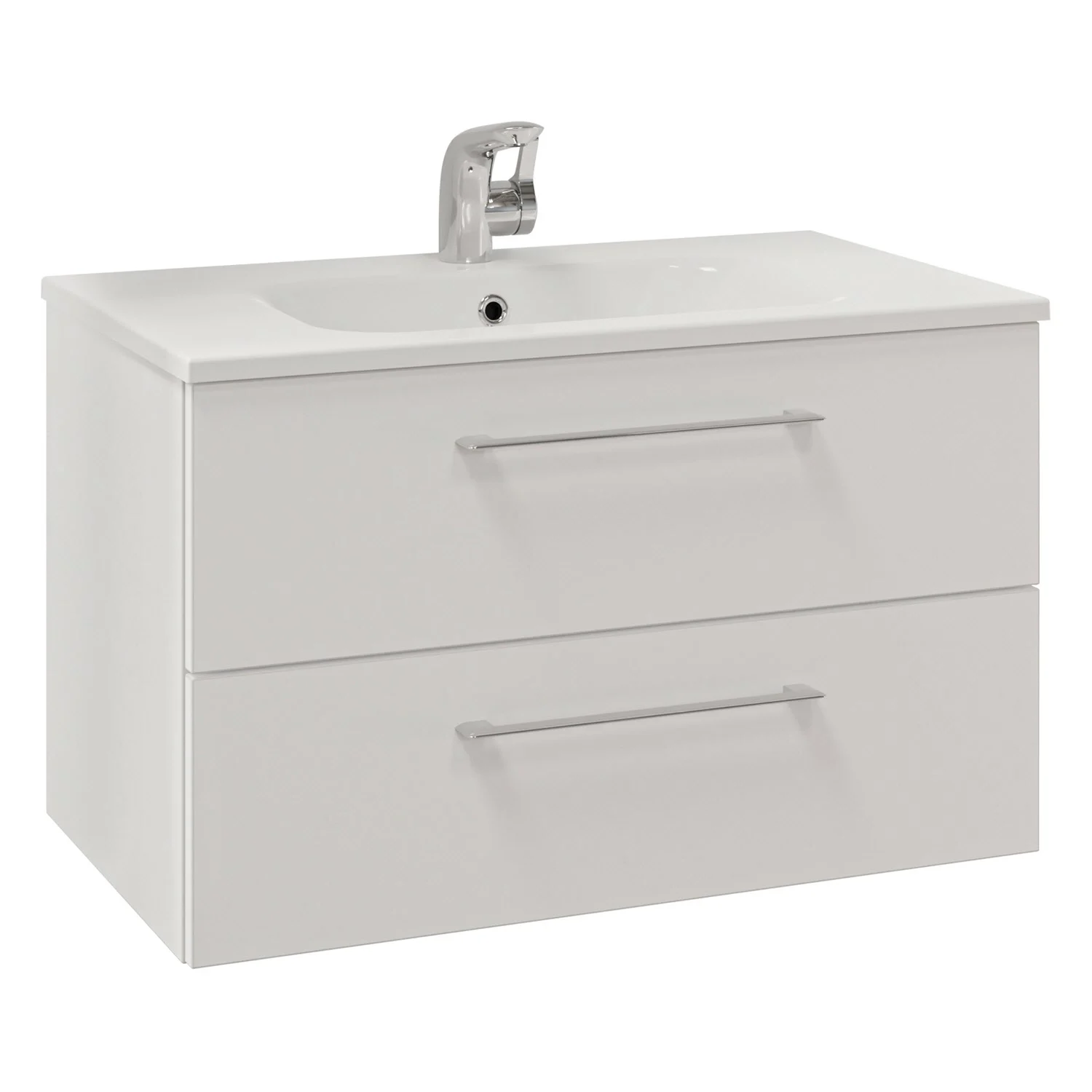 Steinkamp Joy 2.0 Waschtischunterschrank 80 cm mit Pelipal Waschtisch