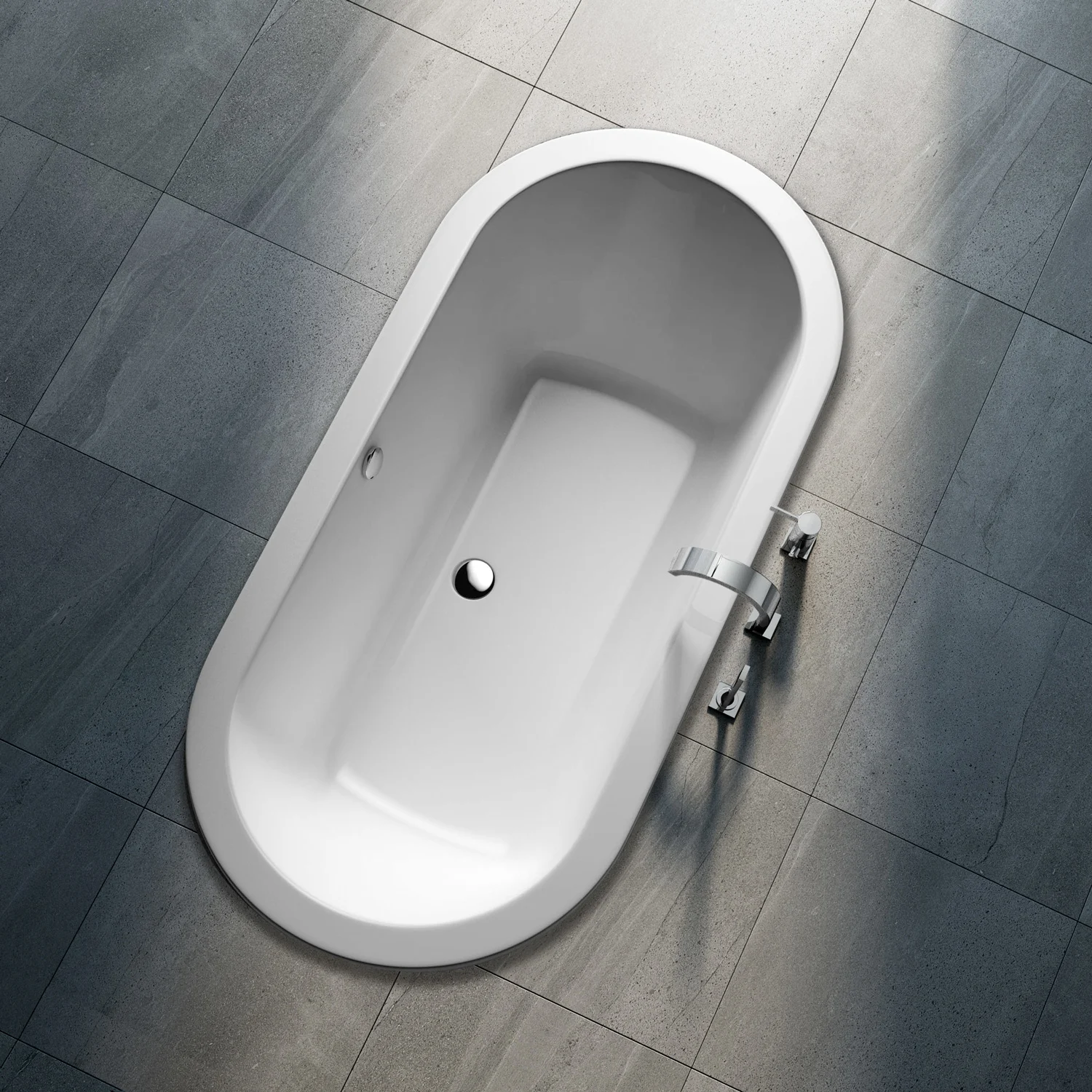 Kronenbach Tube Duo-Badewanne 180 x 85 cm
