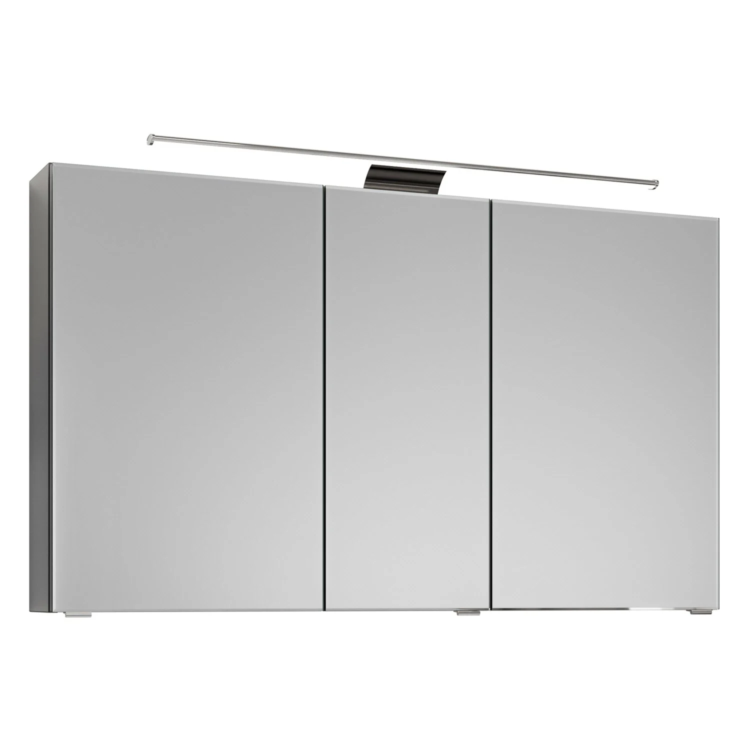 Steinkamp Joy 2.0 Spiegelschrank 120 cm mit 3 Türen und LED-Aufsatzleuchte