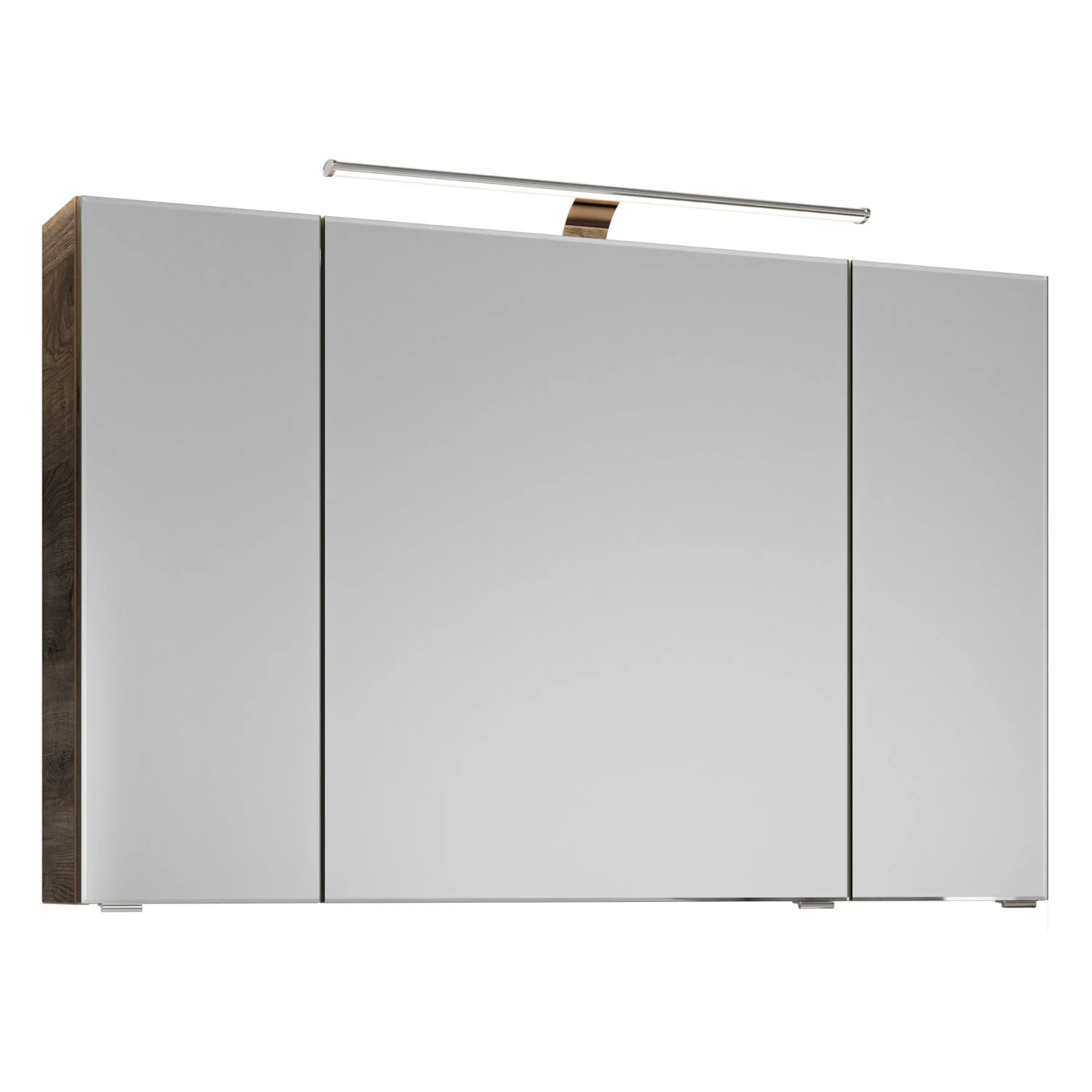 Steinkamp Joy 2.0 Spiegelschrank 110 cm mit 3 Türen und LED-Aufsatzleuchte