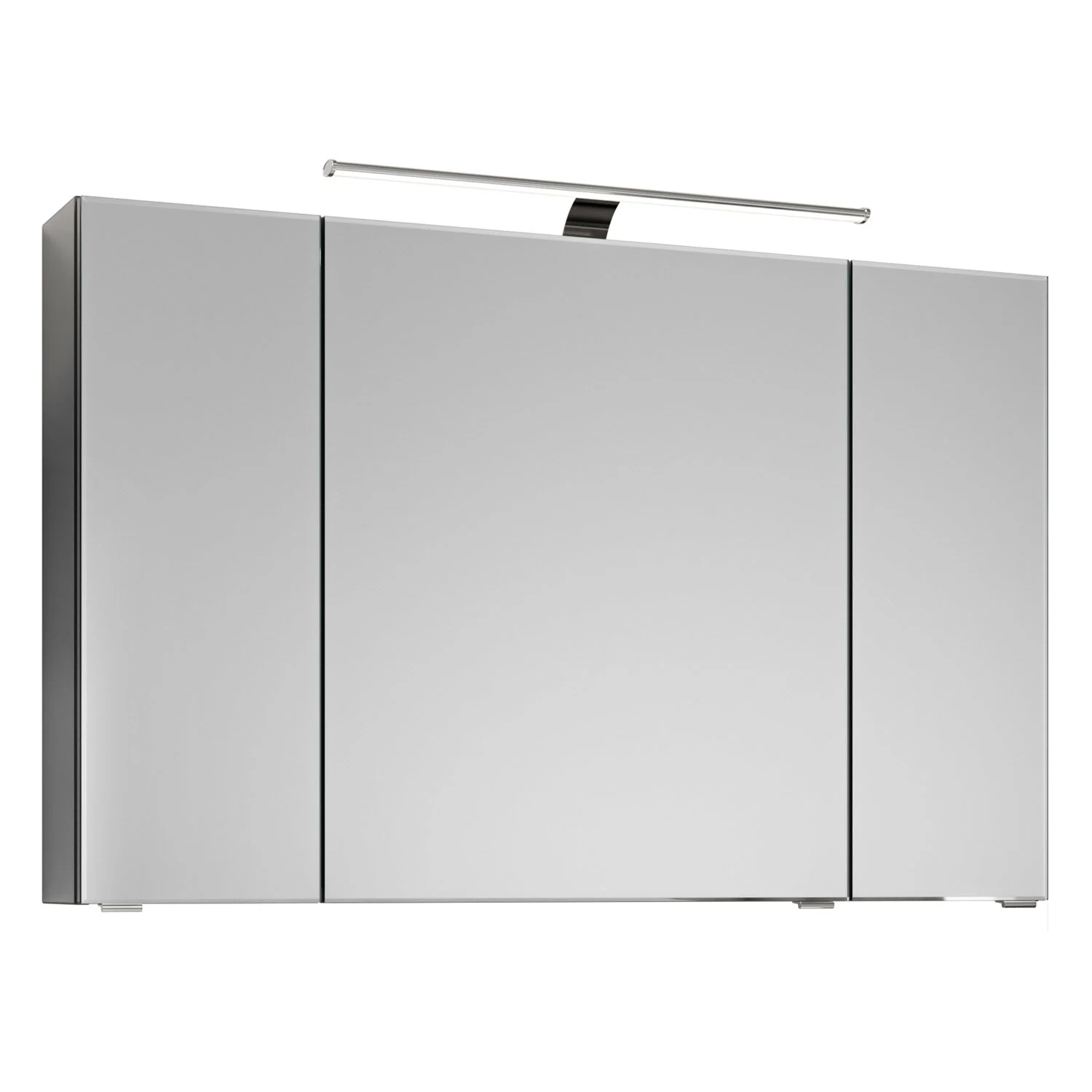 Steinkamp Joy 2.0 Spiegelschrank 110 cm mit 3 Türen und LED-Aufsatzleuchte
