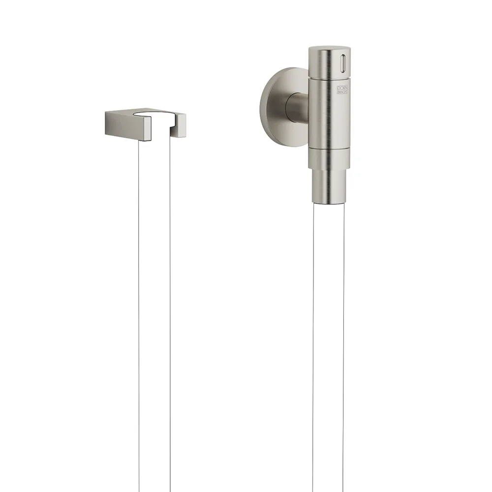 Dornbracht WaterTube Kneipp-Wandanschlussbogen mit Mengenregulierung, Schlauchhalterung Dornbracht WaterTube Kneipp-Wandanschlussbogen mit Mengenregulierung, Schlauchhalterung