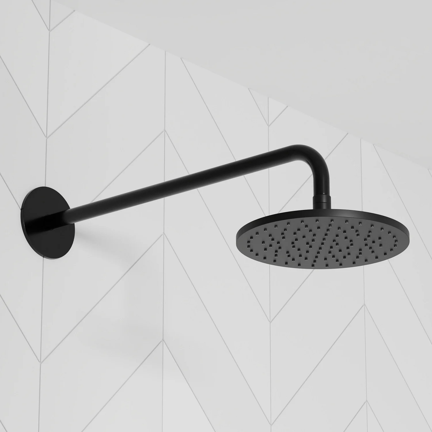 Steinberg Serie 100 Brausearm Ausladung 45 cm mit verstärkter Wandhalterung Steinberg Serie 100 Brausearm Ausladung 45 cm mit verstärkter Wandhalterung