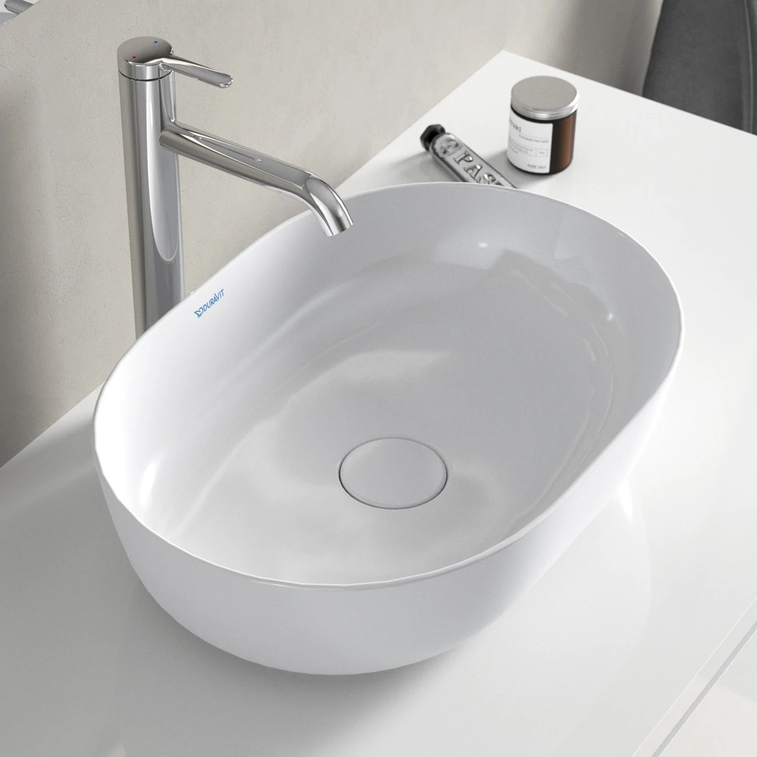 Duravit Luv Aufsatzbecken ohne Hahnlochbank 50 x 35 cm