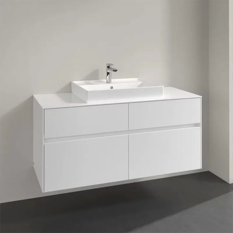 Villeroy & Boch Collaro Waschtischunterschrank 120 x 54,8 cm mit 4 Auszügen, für WT mittig
