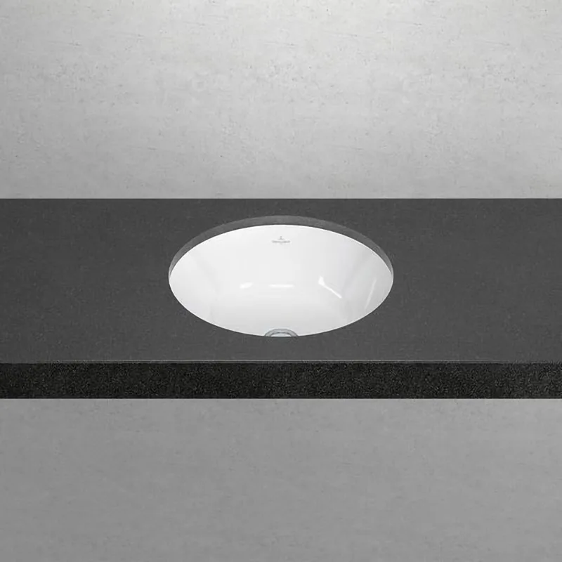 Villeroy & Boch Architectura Unterbauwaschbecken 45 x 45 cm rund, ohne Überlauf, ungeschliffen