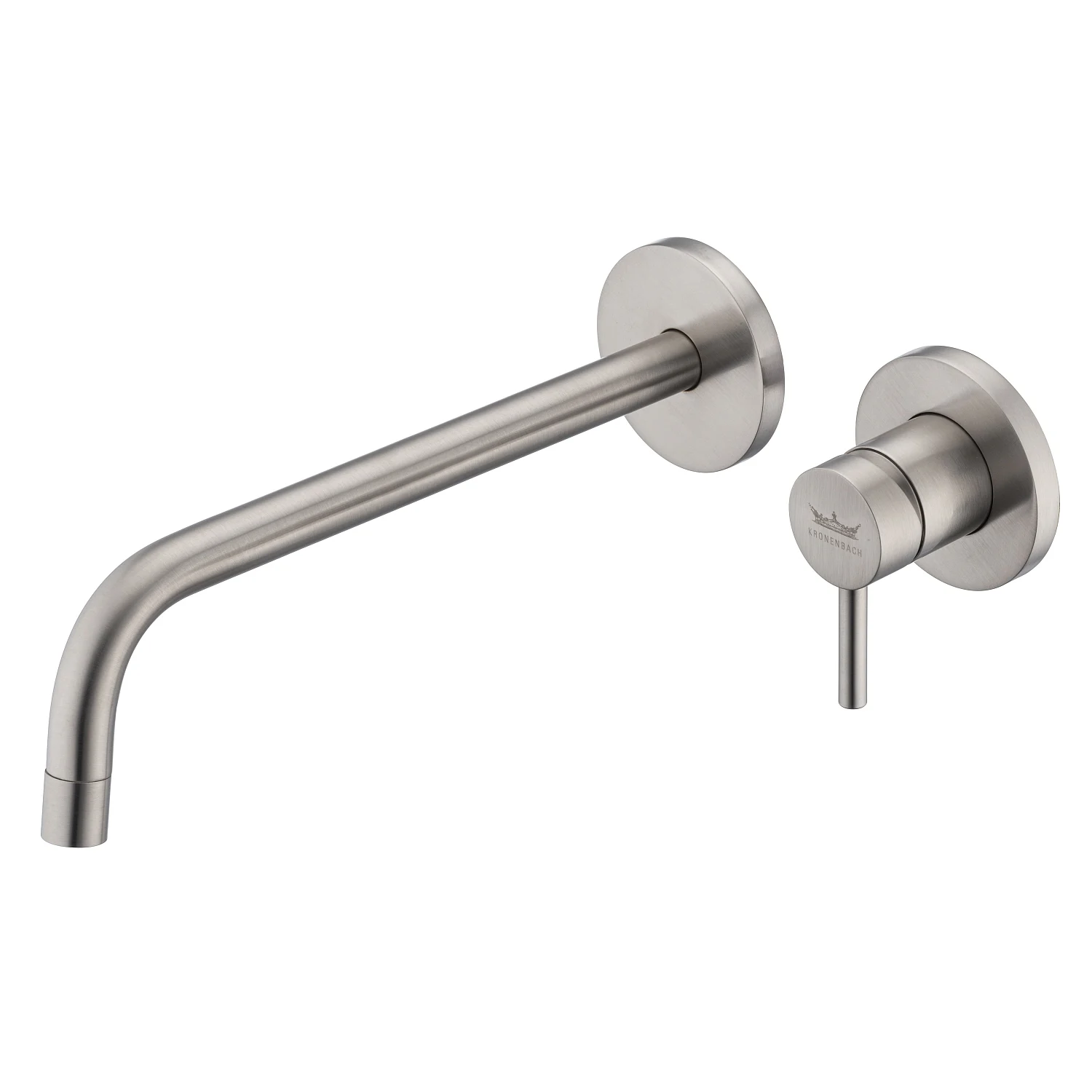 Kronenbach Lima 2.0 Steel Waschtisch-Wandarmatur 24,5 cm inkl. Grundkörper